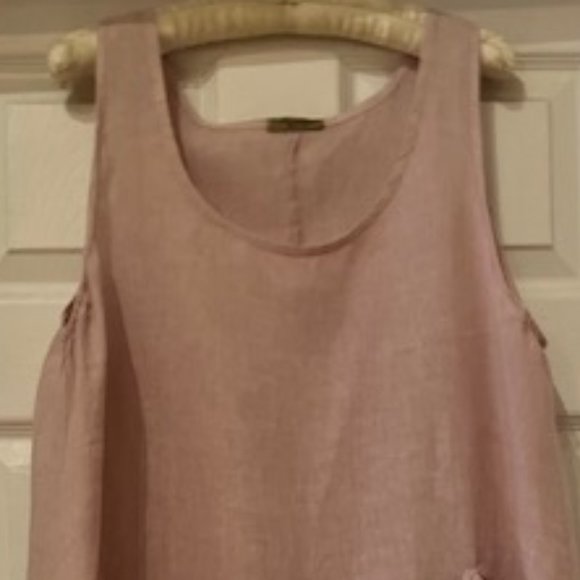 Sundress Italian Linen Pale Pink NWOT - Picture 6 of 9